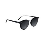 OVAL BLACK FRAME AND TEMPLES WITH BLACK LENSES - Image 2