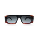 SQUARE OEIL BLACK ORANGE