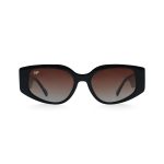 SQUARE BEJI POLARISED BLACK SHELL BLUE HANDMADE