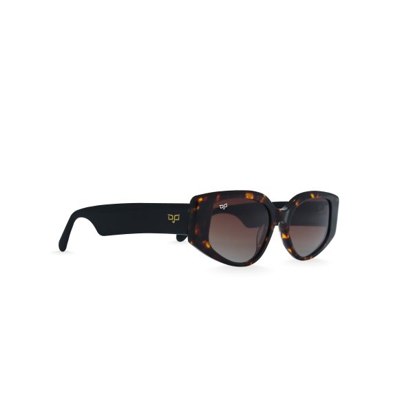 SQUARE BEJI POLARISED SHELL BLACK HANDMADE - Image 2