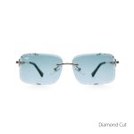 SQUARE OYE MATTE GOLD DIAMOND CUT LENSES HANDMADE