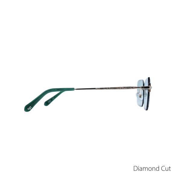 SQUARE OYE MATTE GOLD DIAMOND CUT LENSES HANDMADE - Image 3