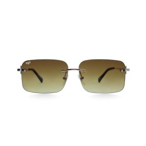 SQUARE OYE MATTE GOLD BROWN HANDMADE