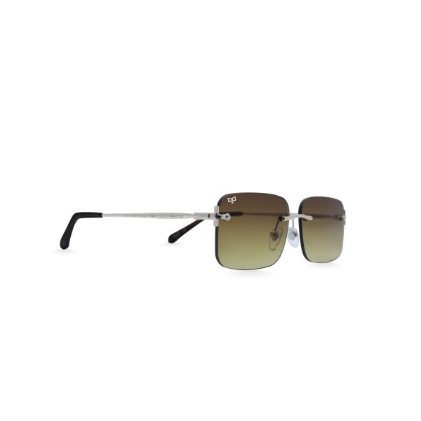 SQUARE OYE MATTE GOLD BROWN HANDMADE - Image 2