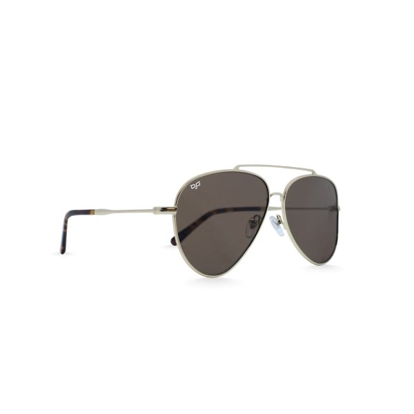 OVAL OYE MATTE GOLD BROWN REVERSE ANGLE HANDMADE - Image 2