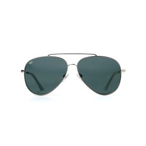 OVAL OYE MATTE SILVER GREEN REVERSE ANGLE HANDMADE