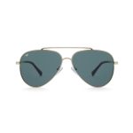 OVAL OYE MATTE GOLD REVERSE ANGLE HANDMADE