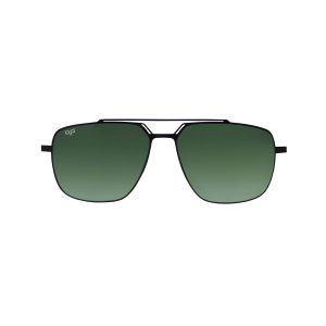 SQUARE BEGI MATTE BLACK GREEN