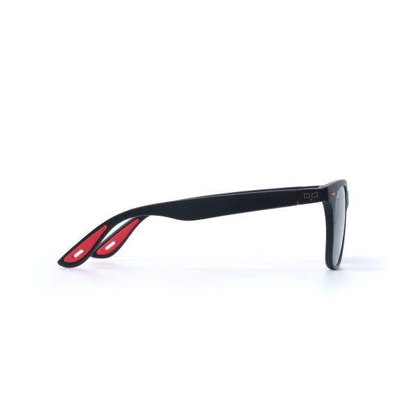 SQUARE BLACK FRAME AND TEMPLES WITH POLARISED LENSES - Image 3