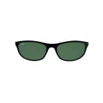 SPORT OVAL WITH BLACK FRAME AND GREEN POLARISED LENSES