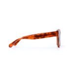 SQUARE HAVANA FRAME AND TEMPLES WITH BROWN LENSES HANDMADE - Image 3