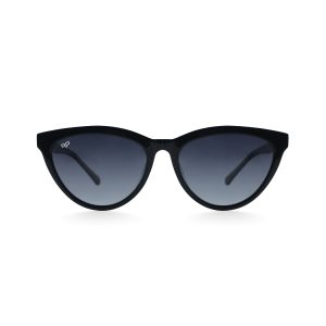 CAT EYE BEJI BLACK POLARISED HANDMADE