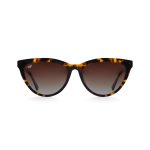 CAT EYE BEJI SHELL BROWN POLARISED HANDMADE