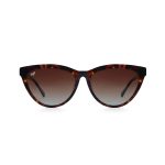 CAT EYE BEJI SHELL BROWN POLARISED HANDMADE