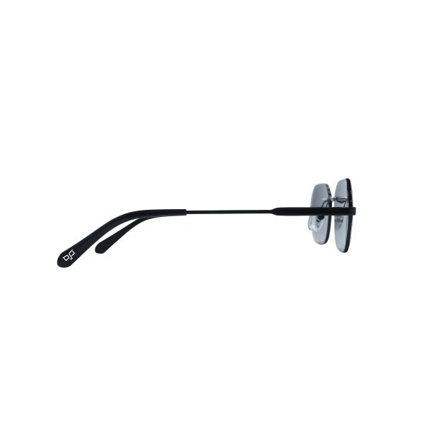 OVAL OYE SHINE BLACK DIAMOND CUT BLACK LENSES HANDMADE - Image 3