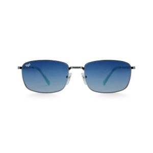 SQUARE OLHO SILVER BLUE POLARISED