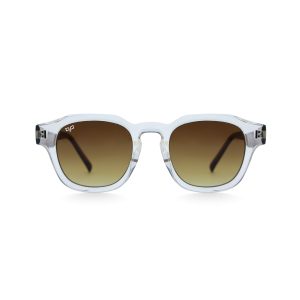 ROUND OYE CLEAR BROWN