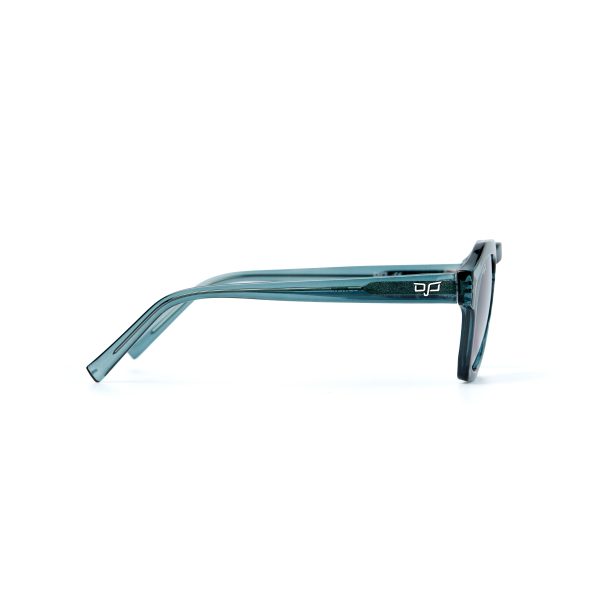 ROUND CLEAR BLUE FRAME AND TEMPLES AND BLUE LENSES - Image 3