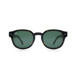 ROUND AMKA SHELL BROWN CLEAR GREEN HANDMADE