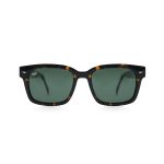 SQUARE AMKA SHELL BROWN GREEN HANDMADE