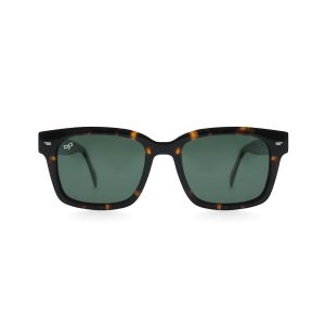 SQUARE AMKA SHELL BROWN GREEN HANDMADE