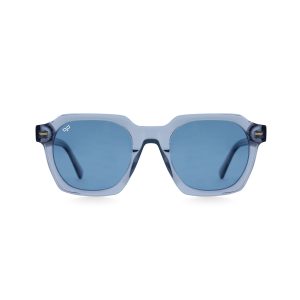 SQUARE AMKA CLEAR BLUE  HANDMADE