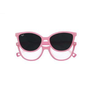 CAT EYE JUNIOR TVALI PINK POLARISED CLIP ON