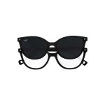 CAT EYE JUNIOR TVALI BLACK POLARISED CLIP ON