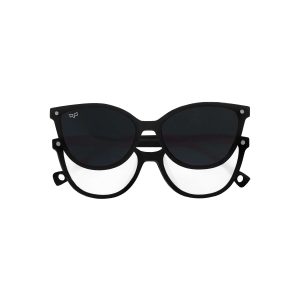 CAT EYE JUNIOR TVALI BLACK POLARISED CLIP ON
