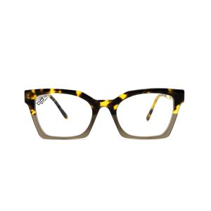SQUARE LAMINATED ACETATE HANDMADE SHELL LIGHT GREY