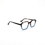 SQUARE LAMINATED ACETATE HANDMADE SHELL LIGHT BLUE - Image 2