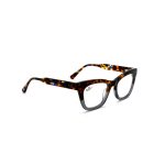 SQUARE LAMINATED ACETATE HANDMADE SHELL BLUE LIGHT GREY - Image 2