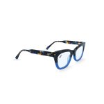 CAT EYE LAMINATED ACETATE HANDMADE SHELL LIGHT BLUE - Image 2