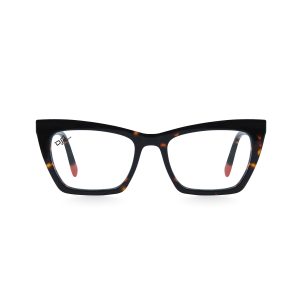 SQUARE LAMINATED ACETATE HANDMADE RED