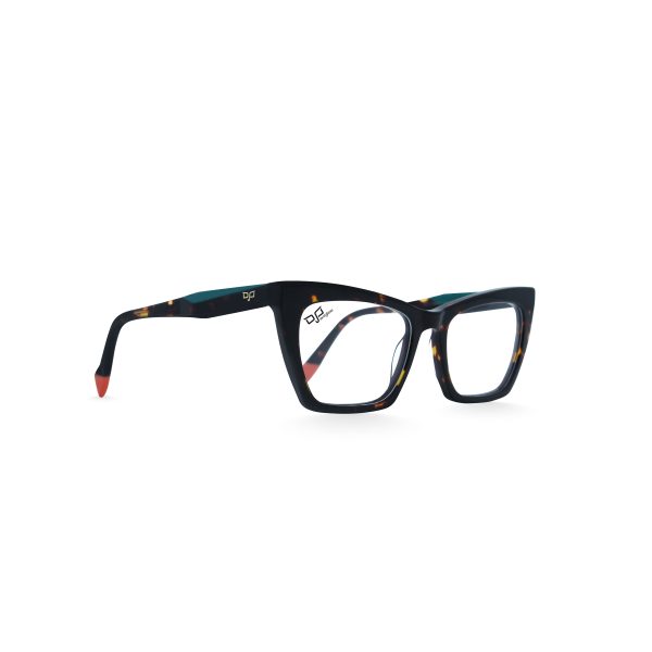 SQUARE LAMINATED ACETATE HANDMADE RED - Image 2