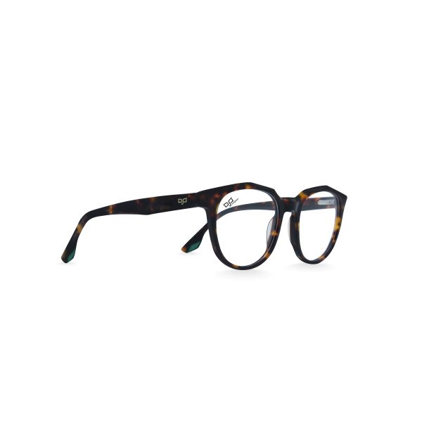 ROUND LAMINATED ACETATE HANDMADE SHELL BROWN - Image 2