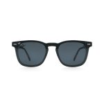 SQUARE OOG CLEAR GREEN AND SHELL BROWN HANDMADE WITH POLARISED CLIP ON - Image 4