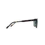 SQUARE OOG CLEAR GREEN AND SHELL BROWN HANDMADE WITH POLARISED CLIP ON - Image 6