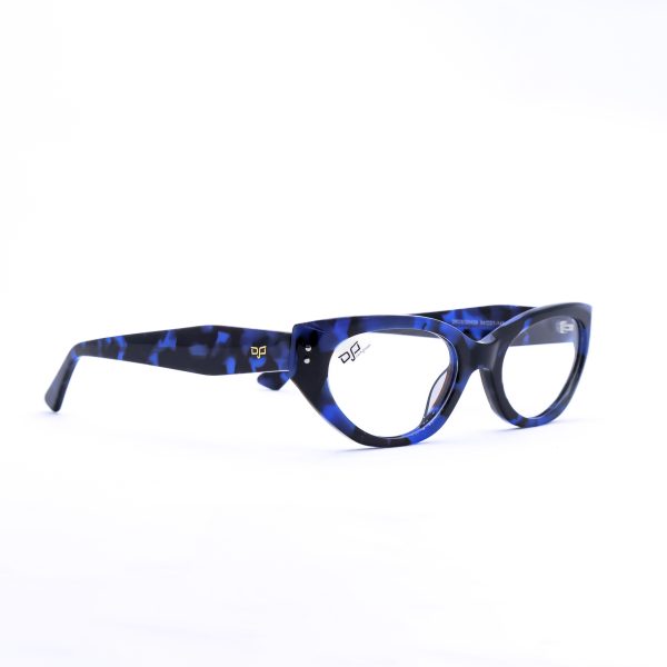 OVAL OGO SHELL BLACK AND BLUE HANDMADE - Image 2