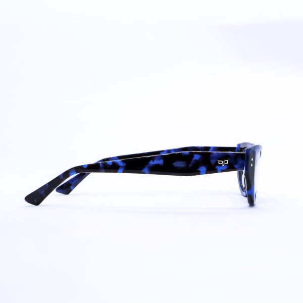 OVAL OGO SHELL BLACK AND BLUE HANDMADE - Image 3