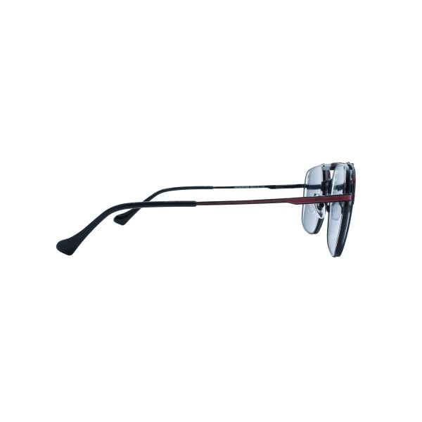 SQUARE GHOV POLARISED CLIP ON BLACK RED - Image 5