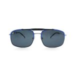 SQUARE OEIL POLARISED CLIP ON SILVER BLUE