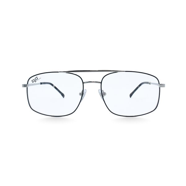 SQUARE OEIL POLARISED CLIP ON SILVER BLUE - Image 4