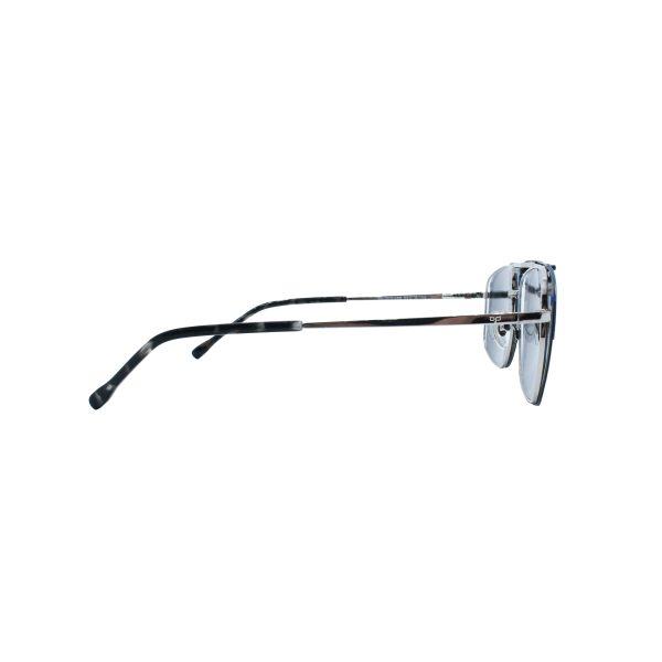SQUARE OEIL POLARISED CLIP ON SILVER BLUE - Image 5