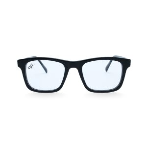 SQUARE LAMINATED ACETATE HANDMADE BLACK