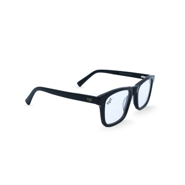SQUARE LAMINATED ACETATE HANDMADE BLACK - Image 2