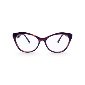 CAT EYE LAMINATED ACETATE HANDMADE SHELL BROWN