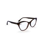 CAT EYE LAMINATED ACETATE HANDMADE SHELL BROWN - Image 2