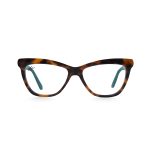 SQUARE SHELL BROWN GREEN HANDMADE