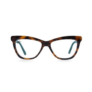 SQUARE SHELL BROWN GREEN HANDMADE